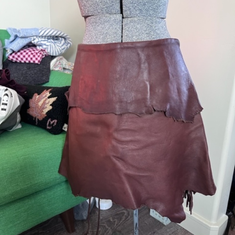Leather skirt - Picture 6 of 10